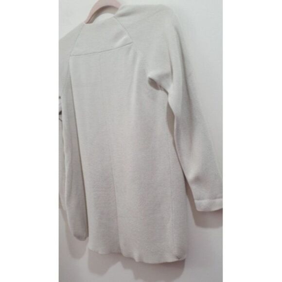 Eileen Fisher Silk Organic Cotton Open Cardigan/Jacket Size S - Picture 5 of 9